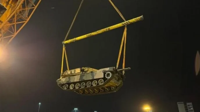 Розвантаження танків ABrams в Джілонг, фото defence.gov.au