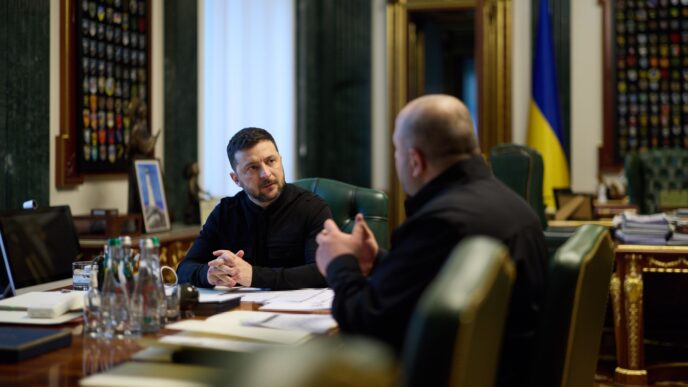 Умєров в кабінеті з Зеленським