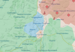 Карта бойових дій Куп'янськ