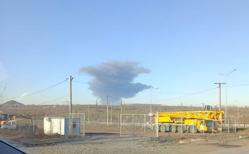 Пожежа на Новошахтинський НПЗ після атаки СОУ