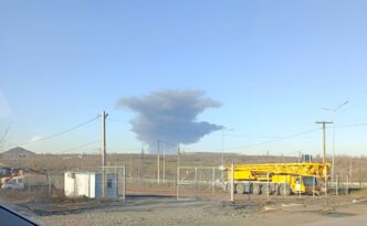 Пожежа на Новошахтинський НПЗ після атаки СОУ