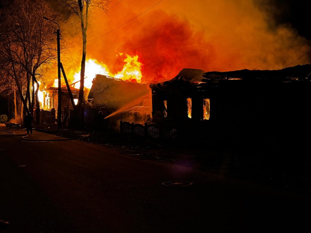 Наслідки атаки російськими дронами Чернігівщини