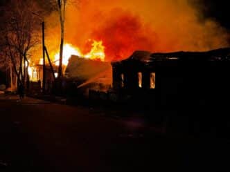 Наслідки атаки російськими дронами Чернігівщини