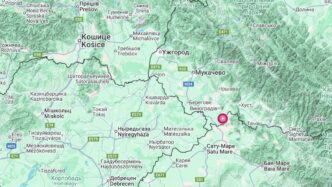 Мапа Закарпаття з сайту ГЦСК