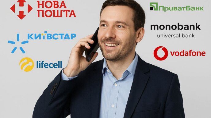 Номери гарячих ліній Нова Пошта, ПриватБанк, Монобанк, Київстар, Vodafone, Lifecell