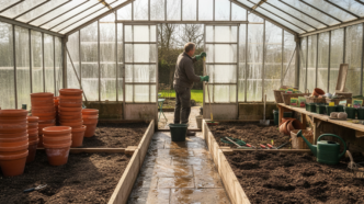 підготовка теплиці до весни