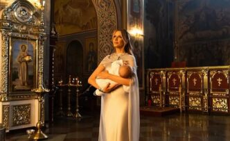 Леся Нікітюк з сином