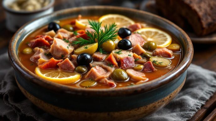 Рецепт смачної солянки