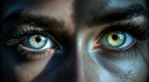 рідкісні кольори очей