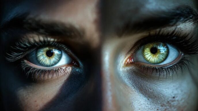 рідкісні кольори очей