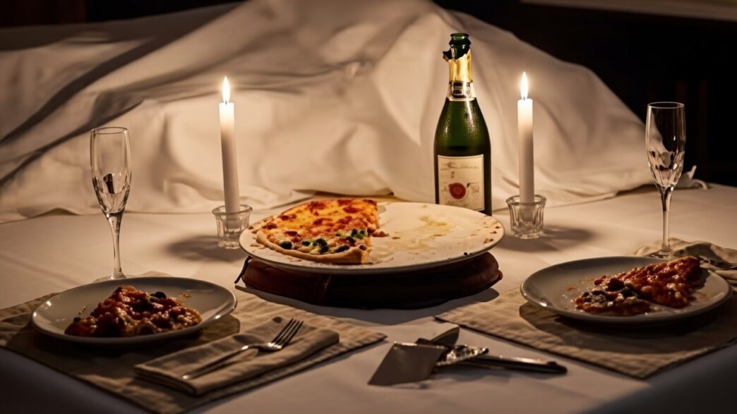 Романтична вечеря удвох вдома