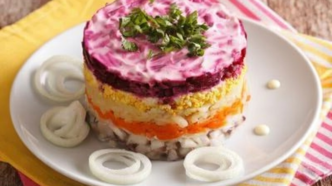 салат шуба послідовність