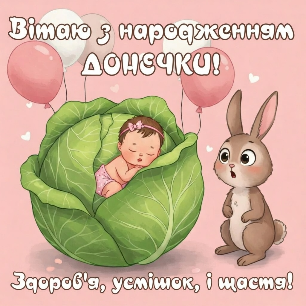 вітання з днем народження донечки
