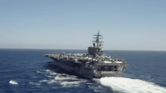 USS Gerald R. Ford вперше пройшов Суецький канал і зайняв позиції в Червоному морі під час напруження з Іраном 401