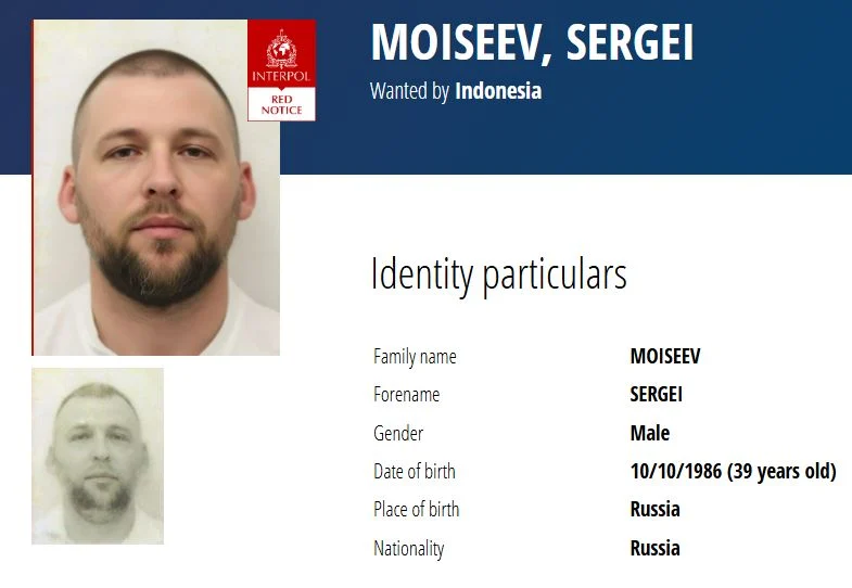Підозрювані у вбивстві Ігоря Комарова на Балі: названі всі 6 імен. Інтерпол оголосив їх у розшук 15