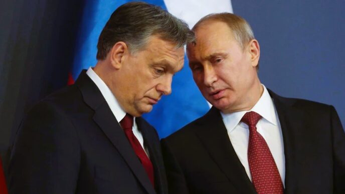 Путін нахабно маніпулює Росія відправляє шпигунів щоб врятувати Орбана від ганебної поразки на виборах 2026