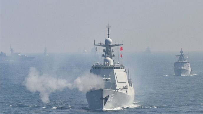 Тайвань оголосив підвищену готовність після виявлення китайських військових кораблів у Протоці 27