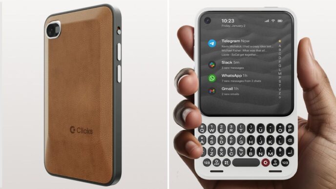Новий Android‑смартфон з фізичною клавіатурою Clicks Communicator у 2026 р. 7