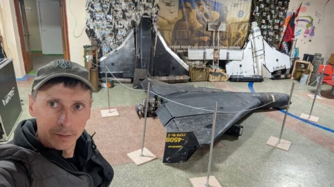 Збитий "Герань-2" на Покровському напрямку передали в музей Луцька