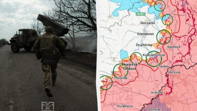 Оперативна ситуація на Донеччині: просування ЗСУ в Слов'янську та Костянтинівку, дані ISW 19