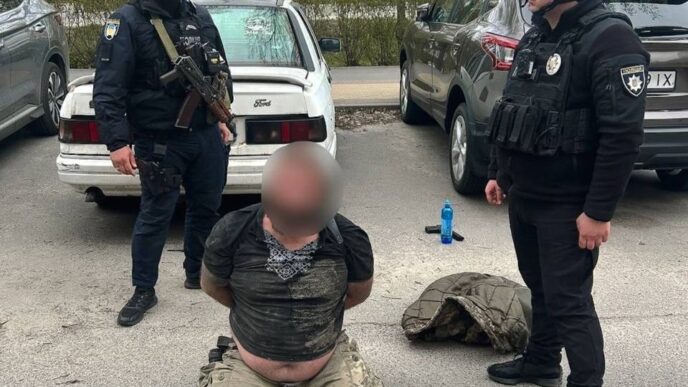 БУЧАНСЬКИЙ СТРІЛЕЦЬ: поліція затримала озброєного чоловіка 7