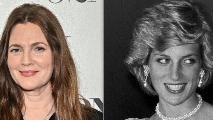 Фотографія 1982 р.: Дрю Беррімор подарувала принцесі Діані м’яку іграшку під час прем’єри «Інопланетянин» 7