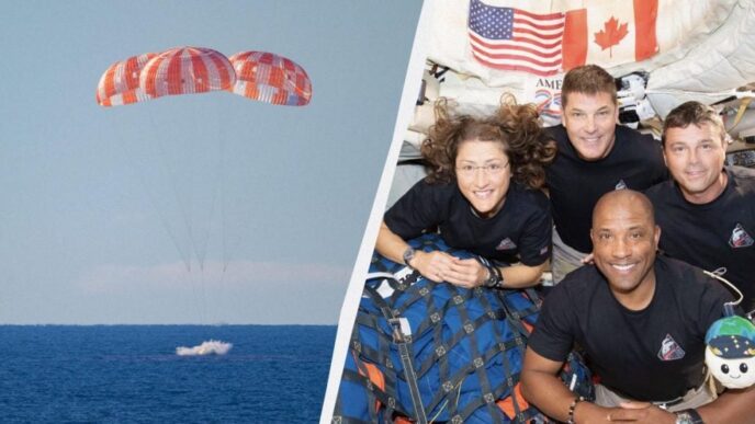 Екіпаж «Артеміда II» успішно повернувся після історичного місячного польоту 11