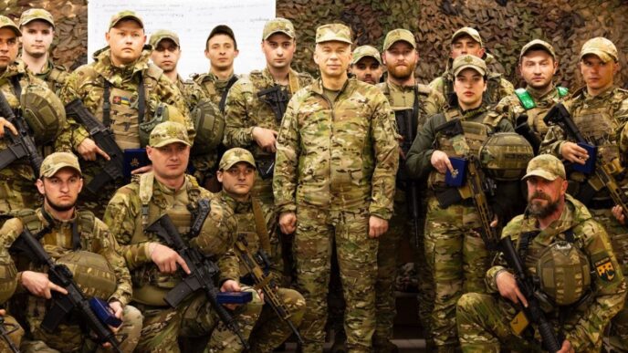 Олександр Сирський нагородив захисників Покровського напрямку 3