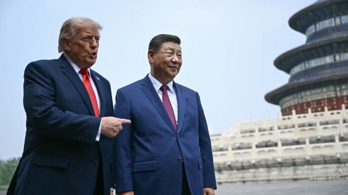 "Тут був Путін": Сі Цзіньпін показав Трампу історичний сад у Пекіні 7