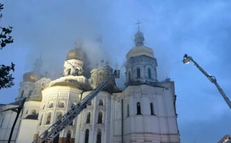 Успенський собор у Києво‑Печерській лаврі: пошкодження після російської атаки 13