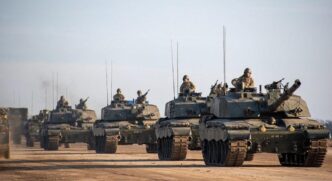 Британські танкові підрозділи брали участь у навчаннях «Весняна буря» біля російського кордону 5