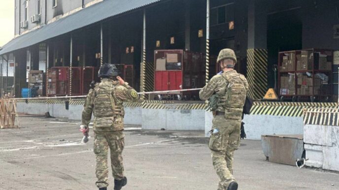 Вибух у поштовому терміналі в Києві: один загинув, двоє поранено 26 Вибух у поштовому терміналі в Києві: один загинув, двоє поранено 25