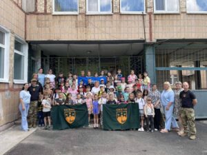 425-й полк «Скеля» провів урок мужності для дітей Кропивницького 35