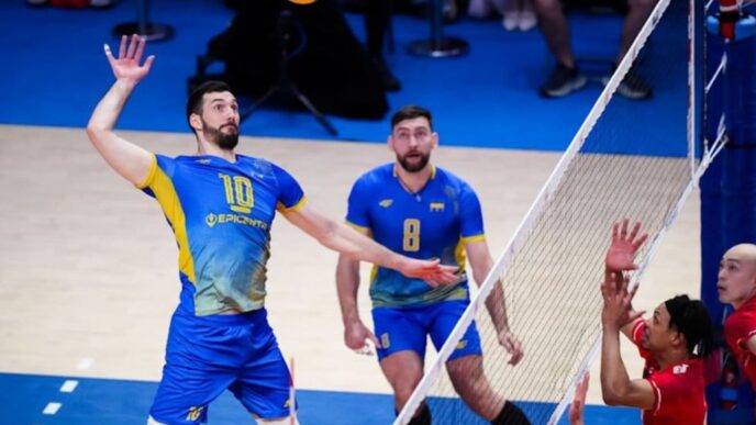 Українська чоловіча волейбольна збірна вперше потрапила до топ‑10 світового рейтингу FIVB 7