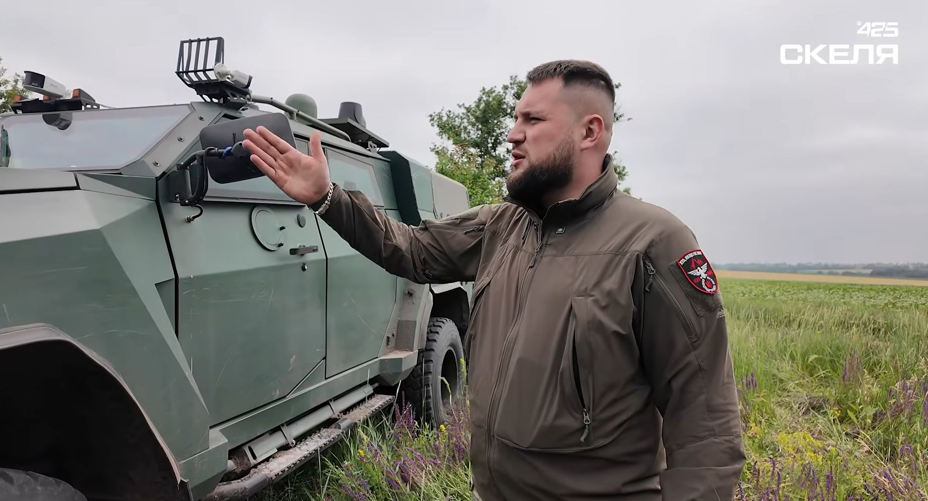 Перший безпілотний бронеавтомобіль України: сенсаційний прорив полку «Скеля» 45