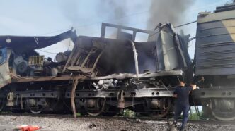 Російський дрон вразив локомотив вантажного поїзда в Дніпропетровській області 51
