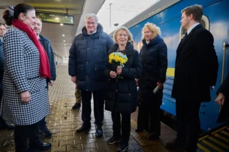 Президентка Єврокомісії Урсула фон дер Ляєн та європейські лідери візитували Київ 15 липня 2026 р. 171