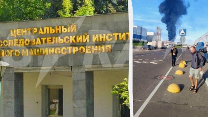 Підмосков’я: після удару дронів вогонь охопив інститут розробки стрілецької зброї 28 Підмосков’я: після удару дронів вогонь охопив інститут розробки стрілецької зброї 27