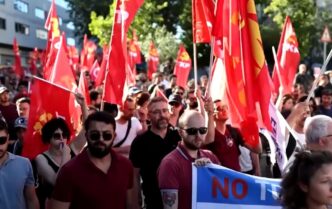Поліція Туреччини затримала понад 100 комуністів під час протесту проти саміту НАТО в Анкарі 7