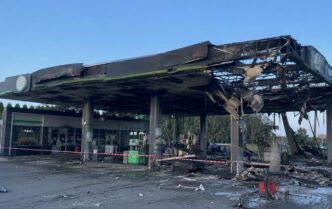 У Миколаєві пошкоджено дві автозаправні станції під час удару безпілотників РФ 9