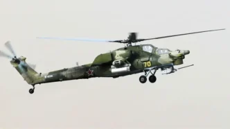 Понад 10 мільйонів доларів об землю: FPV-дрон ЗСУ збив Мі-28 "Нічний мисливець" 11