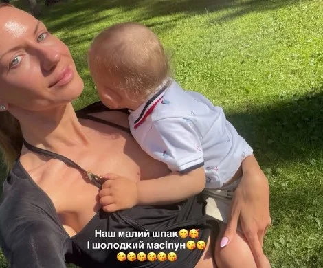 Леся Нікітюк показала сина на природі: ніжний момент із "масіпуном" 5