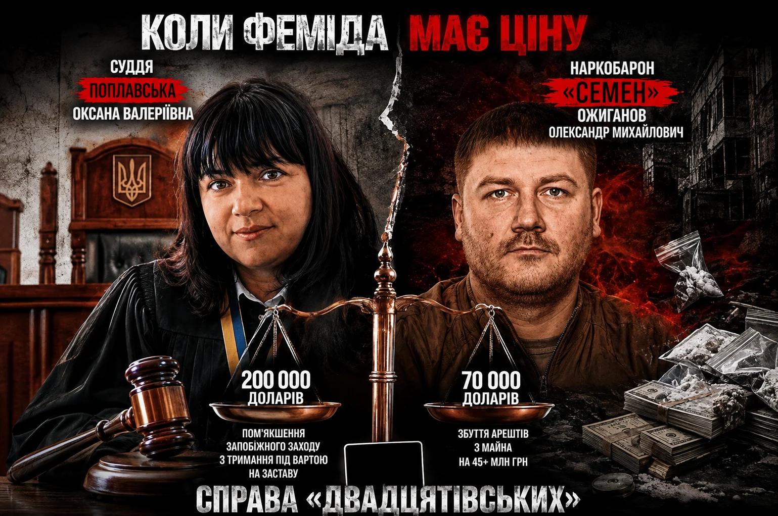Суддя Поплавська відпустила наркобарона «Семена» під заставу 998 тис. грн: джерела говорять про $200 тис. 15