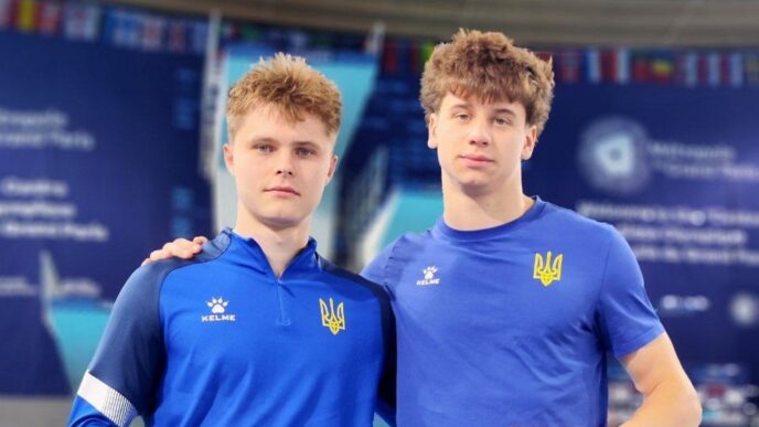 Бронзові медалі України у синхронному стрибку з 10‑метрової вишки на Євро‑2026 7