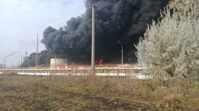 Росія: "добрі" дрони масово атакували Татарстан, "прилетіло" по ключовому нафтопереробному заводу 10 Росія: "добрі" дрони масово атакували Татарстан, "прилетіло" по ключовому нафтопереробному заводу 9