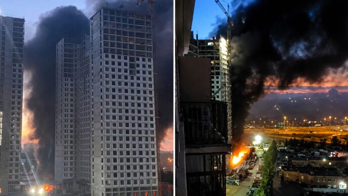 Масова атака дронів у Підмосков’ї призвела до вимкнення електропостачання для 10 000 споживачів 28 Масова атака дронів у Підмосков’ї призвела до вимкнення електропостачання для 10 000 споживачів 27