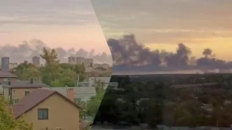 Дрони вчинили напад на склади OZON і DNS у Ростовській області 369
