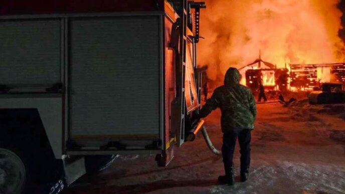 Пожежі на аеродромі «Гвардійське» в Криму після вибухів у ніч 7 серпня 2026 р. 38 Пожежі на аеродромі «Гвардійське» в Криму після вибухів у ніч 7 серпня 2026 р. 37