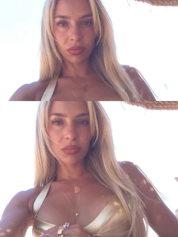 Bad Gyal у золотому бікіні: пляжна фотосесія, татуювання та стильні аксесуари 9