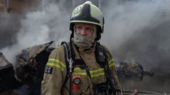 У Києві зафіксовано удари дронів по двох автозаправним станціям 377